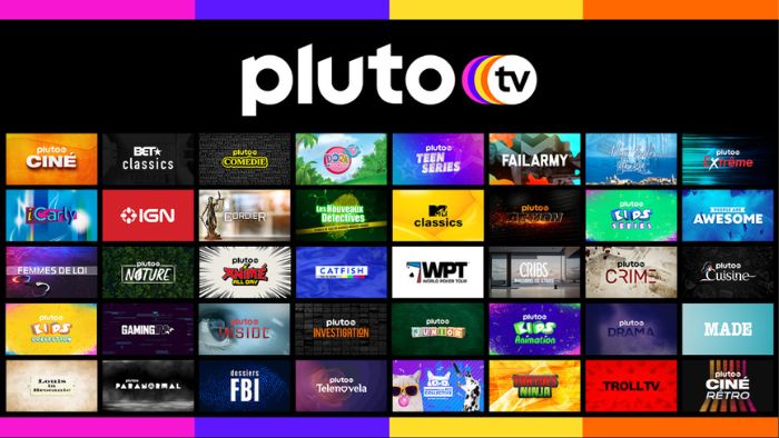 Pluto TV Channels